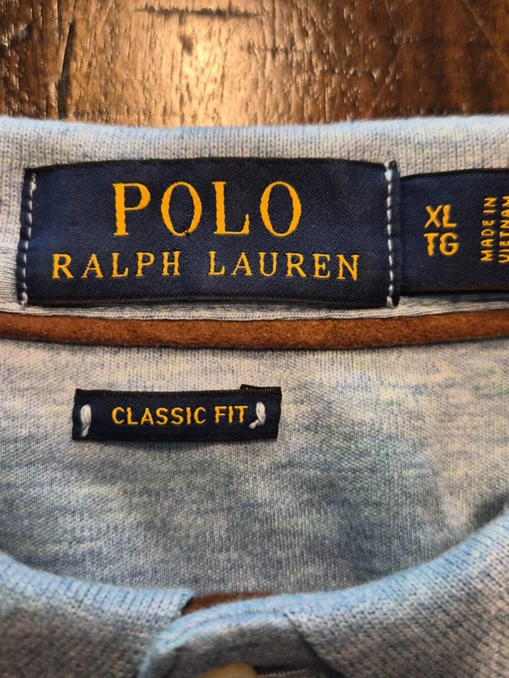 Polo Ralph Lauren Shirt Mens XL Blue Classic Fit Embroidered Pony Logo Polo G794